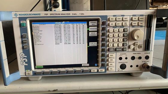 acheter Rohde et biens de l'analyseur de spectre de Schwarz rf FSP7 9KHz-7GHz fabrication en ligne