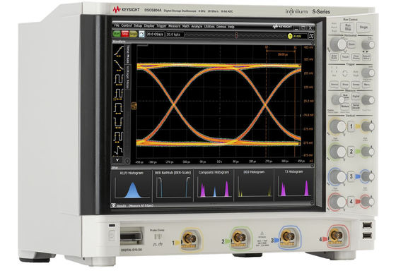 acheter Oscilloscope haute définition Keysight Agilent DSOS804A avec une bande passante de 8 GHz, 4 canaux analogiques et CAN 10 bits fabrication en ligne