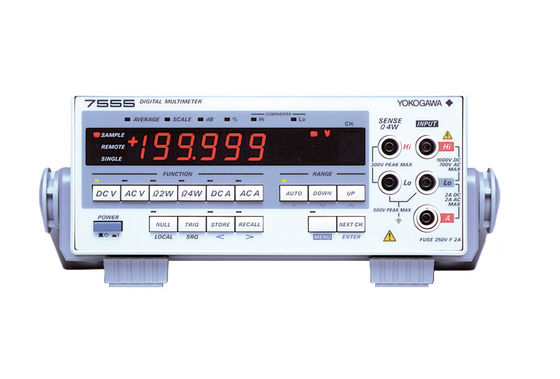 acheter Yokogawa 7555 Equipement de test numérique multimètre avec affichage à 5,5 chiffres d'échantillonnage à grande vitesse et mesure de courant 200A fabrication en ligne