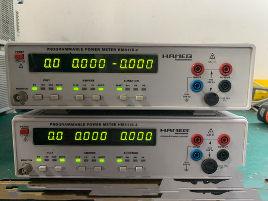 acheter Mètre de puissance HAMEG HM8115-2 avec une large plage de mesure de 1 mW à 8 kW, lecture simultanée de la tension et du courant et interface RS232 fabrication en ligne