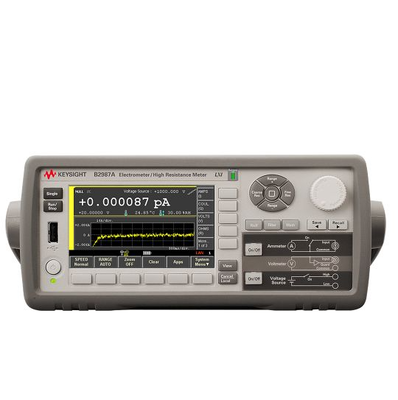 acheter Keysight B2987A électromètre haute résistance avec résolution de 0,01 fA et mesure de 10 PΩ alimenté par batterie fabrication en ligne