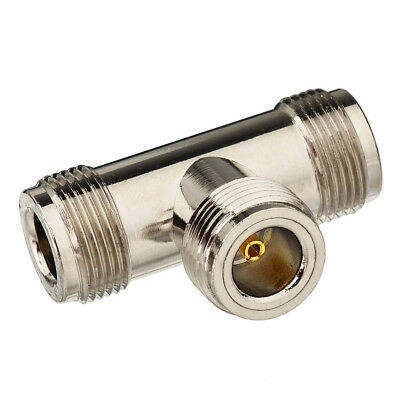 acheter N Type Tee Male Female Adapter with IP67 Waterproof Brass Housing and 50Ω Impedance for RF Applications fabrication en ligne