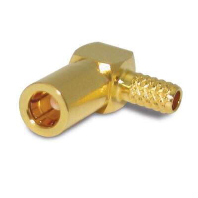 acheter Connecteur coaxial RF mâle SSMB monté sur cloisonnement avec IP67 étanche à l'eau, gamme de fréquences DC-3GHz et finition de contact dorée fabrication en ligne