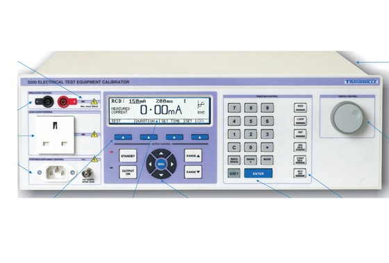 acheter Calibrateur de test électrique multifonction Transmille série 3200 avec conformité à la 17e édition, correction automatique de boucle et capture de forme d'onde numérique fabrication en ligne