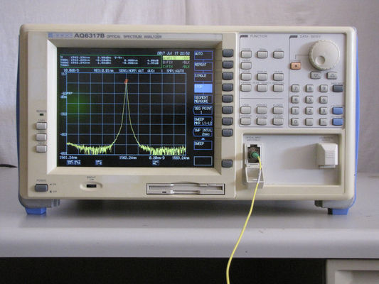 L'analyseur 50GHz de signal optique d'Ando AQ6317B colorent l'analyse de données d'affichage d'affichage à cristaux liquides
