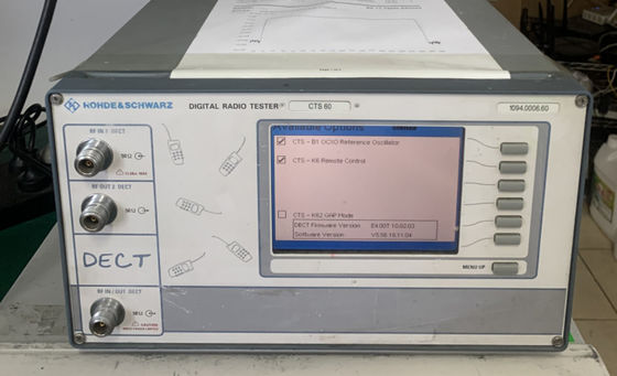 CTS60 Moniteur de service de radiocommunication Rohde & Schwarz avec interface IEC/IEEE-Bus