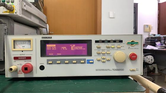 Testeur d'hypotension Tos9200 Kikusui avec test de résistance à l'isolation Ac- 5,0 Kv
