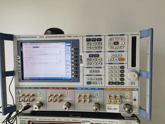 L'analyseur de réseau vectoriel Rohde & Schwarz ZVB20 de 10 MHz à 20 GHz 4 ports 3,5 mm