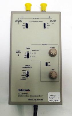 2 ports TEKTRONIX ADA400A Préamplificateur différentiel 10 μV/Div Sensitivité testée