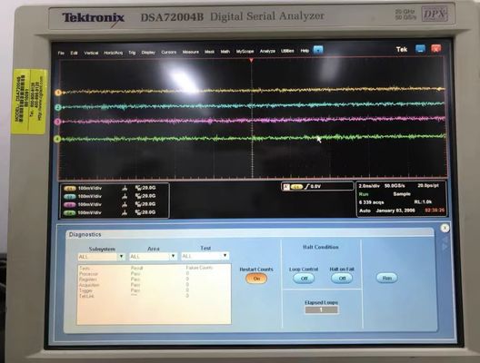 Tektronix DSA72004B Oscilloscope 20 GHz 4 Ch 50 GS/S analyseur série numérique intégré
