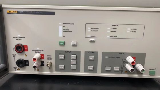 Amplificateur de transconductivité Fluke 52120A testé dans des conditions de travail complètes