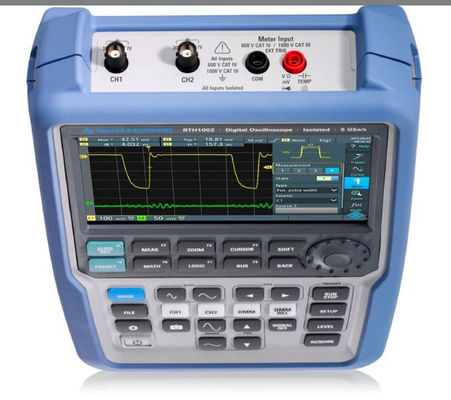 Oscilloscope portatif Rohde et Schwarz Scope Rider avec une bande passante de 500 MHz, une résolution ADC de 10 bits et des canaux isolés