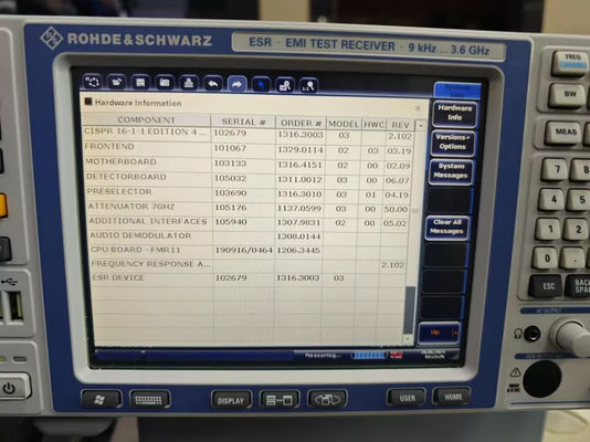 Récepteur de test EMI rapide R&S®ESR3 9 KHz à 3,6 GHz