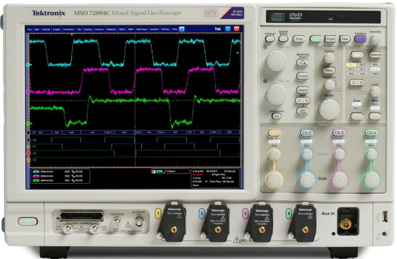 Oscilloscope Tektronix MSO72004C d'occasion 20 GHz 4 canaux 100 GS/s