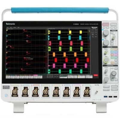 Oscilloscope à signaux mixtes Tektronix MSO54B avec une bande passante de 350 MHz à 2 GHz, 4 canaux analogiques et 32 canaux numériques, et une fréquence d'échantillonnage de 6,25 Géch./s