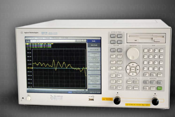 Keysight E5071B analyseur de réseau RF de la série ENA avec une plage de fréquences de 300 kHz à 8,5 GHz et une plage dynamique de 125 dB pour une mesure de paramètres S de haute précision
